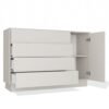 Dressoir AMBER 1D4S – Kasjmier beige – 4 laden – 1 deur