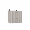 32 Wastafelmeubel TIGO 60 2S – Kasjmier – geribbeld front – met wastafel