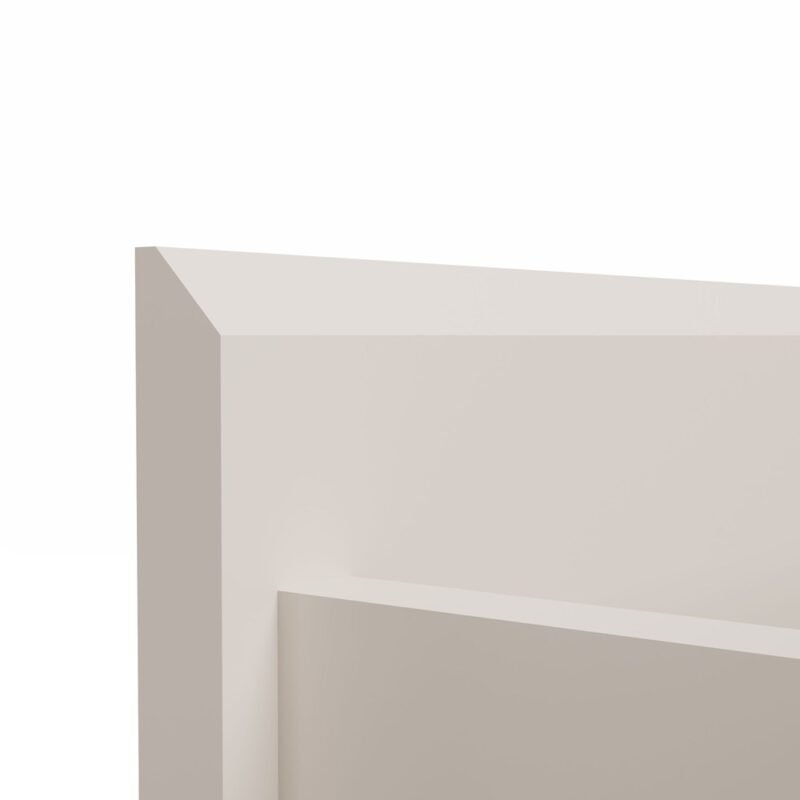 Wastafelmeubel TIGO 1D2S – 140 cm – Kasjmier – 2 laden – hangend – geribbeld front – met wastafel