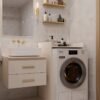 Wasmachinekast POLA NP – met opbergruimte