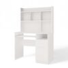 Bureau PORTO – Mat wit / Wit – rechts – met opzetstuk