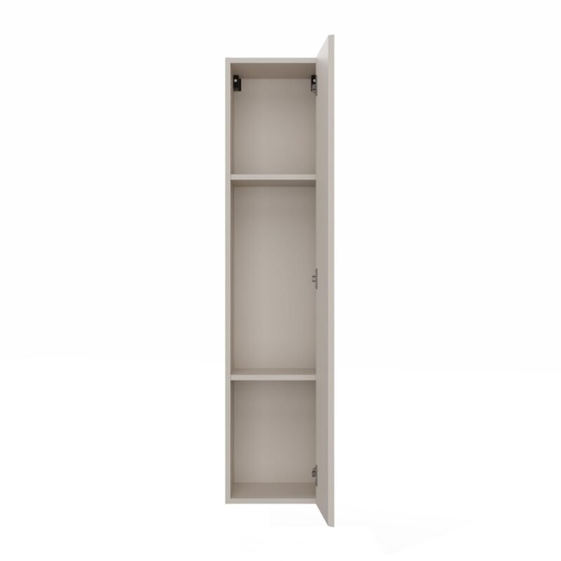 Badkamerkast TIGO 1D – Kasjmier – hangend – geribbeld front