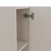 Badkamerkast TIGO 1D – Kasjmier – hangend – geribbeld front
