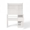 Bureau PORTO – Mat wit / Wit – rechts – met opzetstuk
