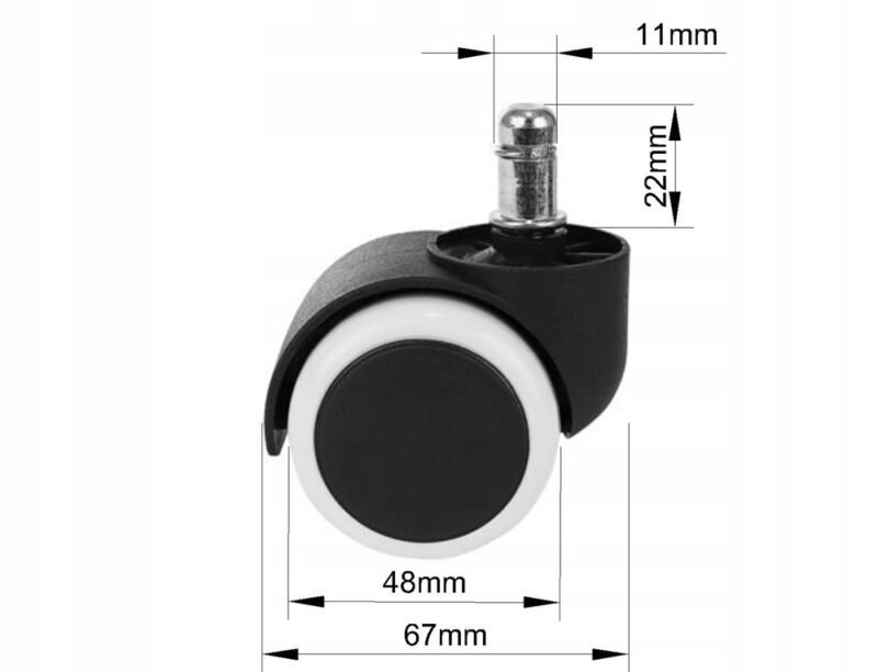 5caefedc45919924c826c6661a1d Meubelaccessoire KÓŁKAGUM – Wit / Zwart
