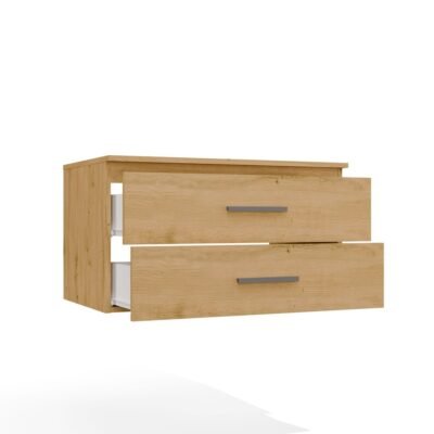 Wastafelmeubel NEL 80 – 2 laden – hangend – met wastafel