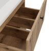 Wastafelmeubel TIGO 60 2S – Evoke eiken – geribbeld front – met wastafel