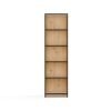 Rek R50 – Artisan eiken / Zwart – 5 planken