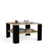 7 Tafel SQUARE – Artisan eiken / Zwart
