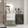 7 Wasmachinekast NINA NP – 2 planken – met opbergruimte