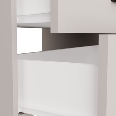 75 Wastafelmeubel NEL 80 – Kasjmier beige – 2 laden – hangend – met wastafel