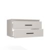 78 Wastafelmeubel NEL 80 – Kasjmier beige – 2 laden – hangend – met wastafel
