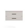 79 Wastafelmeubel NEL 80 – Kasjmier beige – 2 laden – hangend – met wastafel