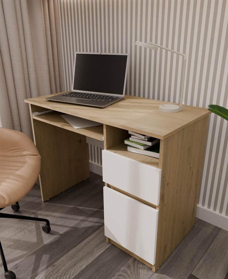 Bureau Komputerowe PORTO – 98,5 × 75 × 51 cm – rechts