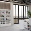 Rek PALERMO – Wit – 1 lade – 4 planken