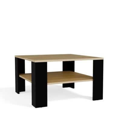 8 Tafel SQUARE – Artisan eiken / Zwart