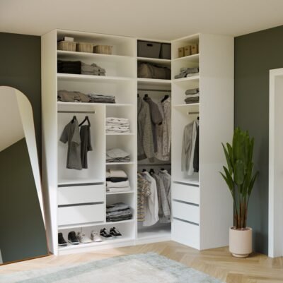 Garderobemeubel Moduowa OPENO – Wit