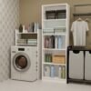 9 Wasmachinekast NINA NP – 2 planken – met opbergruimte