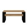 Tafel Modern 1P – Zwart / Artisan eiken