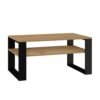 Tafel Modern 1P – Zwart / Artisan eiken