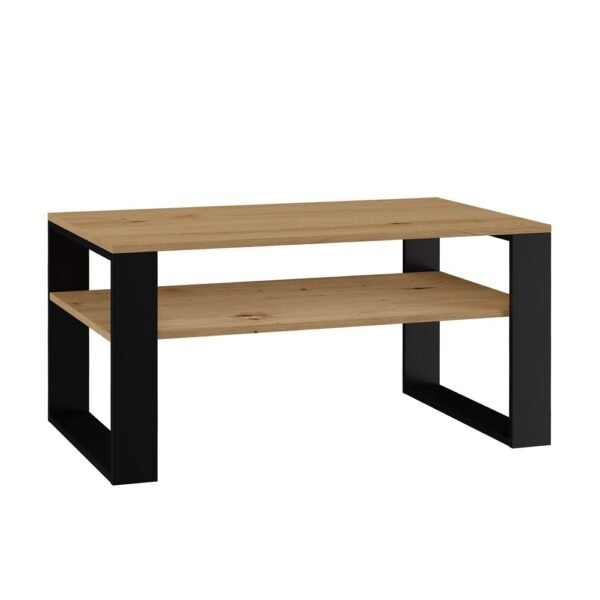 Tafel Modern 1P – Zwart / Artisan eiken