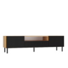 TV-meubel KAMA 160/SLIM – Zwart / Artisan eiken