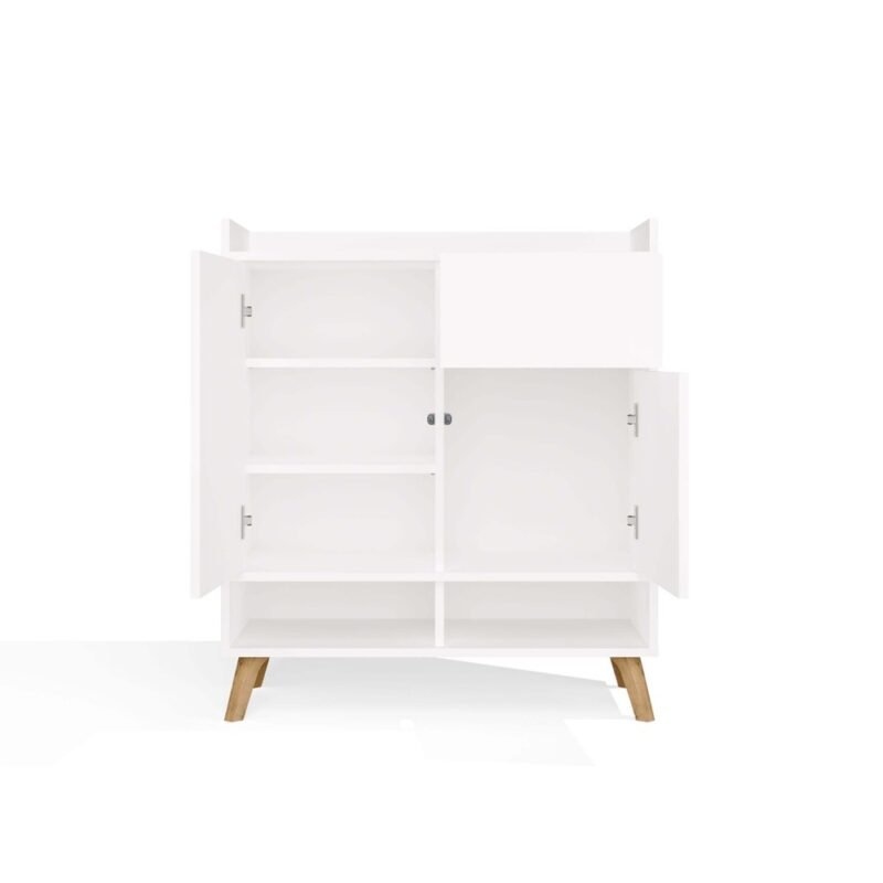 Dressoir COLIN – Wit – 1 lade – 2 deuren
