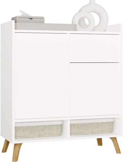 Colin19 Dressoir COLIN – Wit – 1 lade – 2 deuren