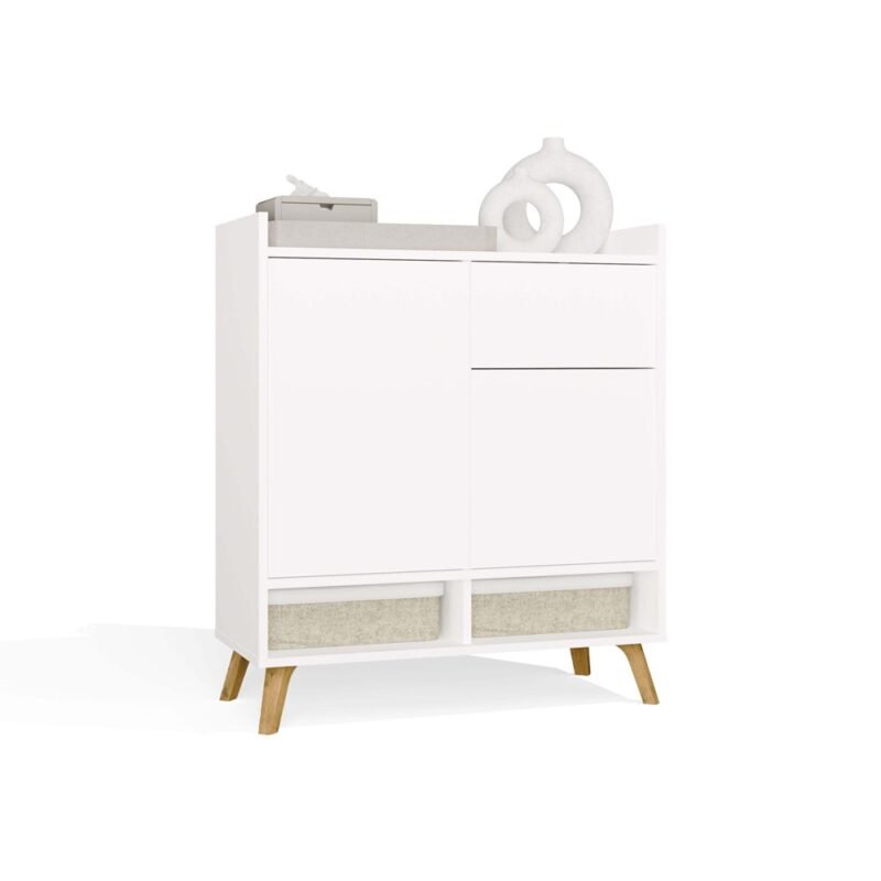 Dressoir COLIN – Wit – 1 lade – 2 deuren