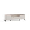 CordobaRTV2D2S5 TV-meubel CORDOBA 2D2S – Castello eiken / Kasjmier beige – 2 laden