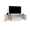CordobaRTV2D2S7 TV-meubel CORDOBA 2D2S – Castello eiken / Kasjmier beige – 2 laden