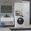 Wasmachinekast Pola DK – Wit
