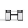 Bureau DELTA – 120 cm – Antraciet / Wit – 3 laden