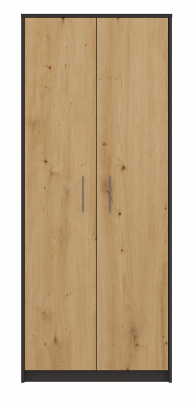 Front-close Rek Oliv 2D – Antraciet / Artisan eiken