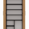 Front-open Rek Oliv 2D – Antraciet / Artisan eiken