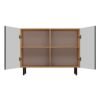Dressoir KAMA 2D – Zwart / Artisan eiken