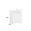 GALAX301DBIEL__Wymiary Nachtkastje GALAX 30 1D – Wit