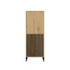 Image0001 Vitrinekast KAMARO 2DK SLIM/GADKI – Artisan eiken – geribbeld front