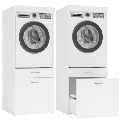 Image0001_mini Wasmachinekast POLA 2S – 2 laden – met opbergruimte