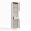 Badkamerkast CORDOBA 2D1S – Castello eiken / Kasjmier – hangend