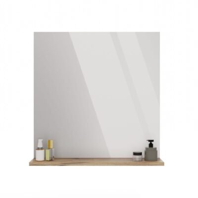 LUSTRO601 Badkamerspiegel TIGO LUSTRO 60 – 60 × 61,5 cm – Evoke eiken