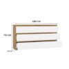 M6-140-ART_Biel_KPL_Wymiary_Obszar-roboczy-1 Dressoir Malwa M6 140