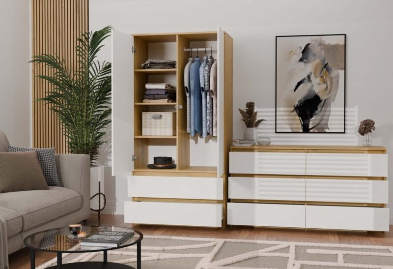 M6-140ART_Biel_KPL2 Dressoir Malwa M6 140