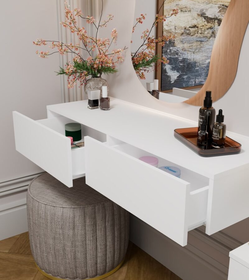 MIKA6 Kaptafel MIKA – 110 cm – 2 laden – hangend