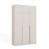Kledingkast SENSO 3D – 150 cm – Kasjmier – met opzetstuk