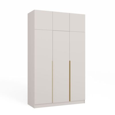 Kledingkast SENSO 3D – 150 cm – Kasjmier – met opzetstuk