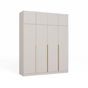 Kledingkast SENSO 4D – 250 × 200 cm – Kasjmier – met opzetstuk