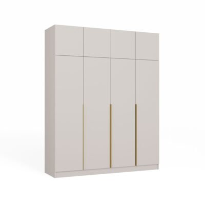 MINI Kledingkast SENSO 4D – 250 × 200 cm – Kasjmier – met opzetstuk