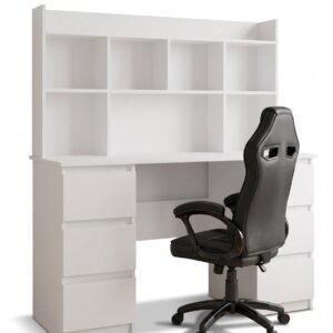 Bureau KUBA met DRIFT bureaustoel en opzetstuk