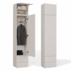 MINIATURA Garderobemeubel HAGA 1SZ2S Szafa 2 – 238 × 50 × 35 cm – Kasjmier beige – 2 laden